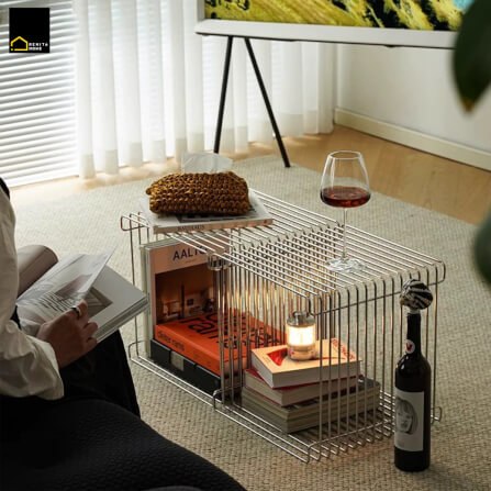 โต๊ะข้าง RENITA HOME รุ่น ADDY ขนาด 35X35X35 ซม. เหล็กอบสี สไตล์โมเดิร์น_8